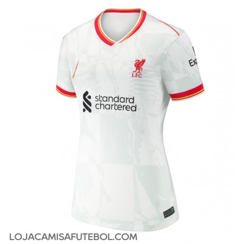 Camisa de Futebol Liverpool Equipamento Alternativo Mulheres 2024-25 Manga Curta